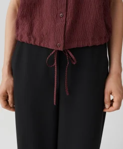 Dames blouse bordeaux