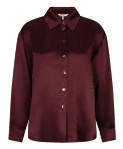 Dames blouse bordeaux