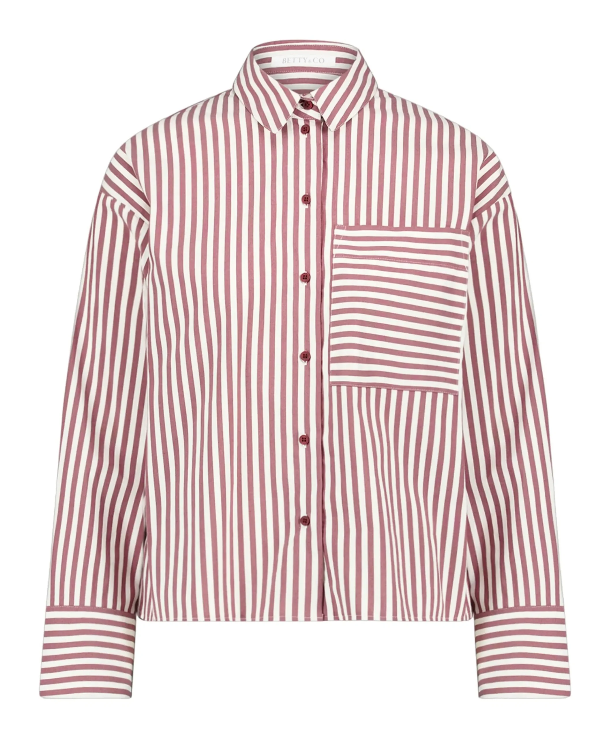 Dames blouse bordeaux