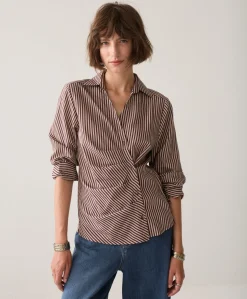 Dames blouse bordeaux
