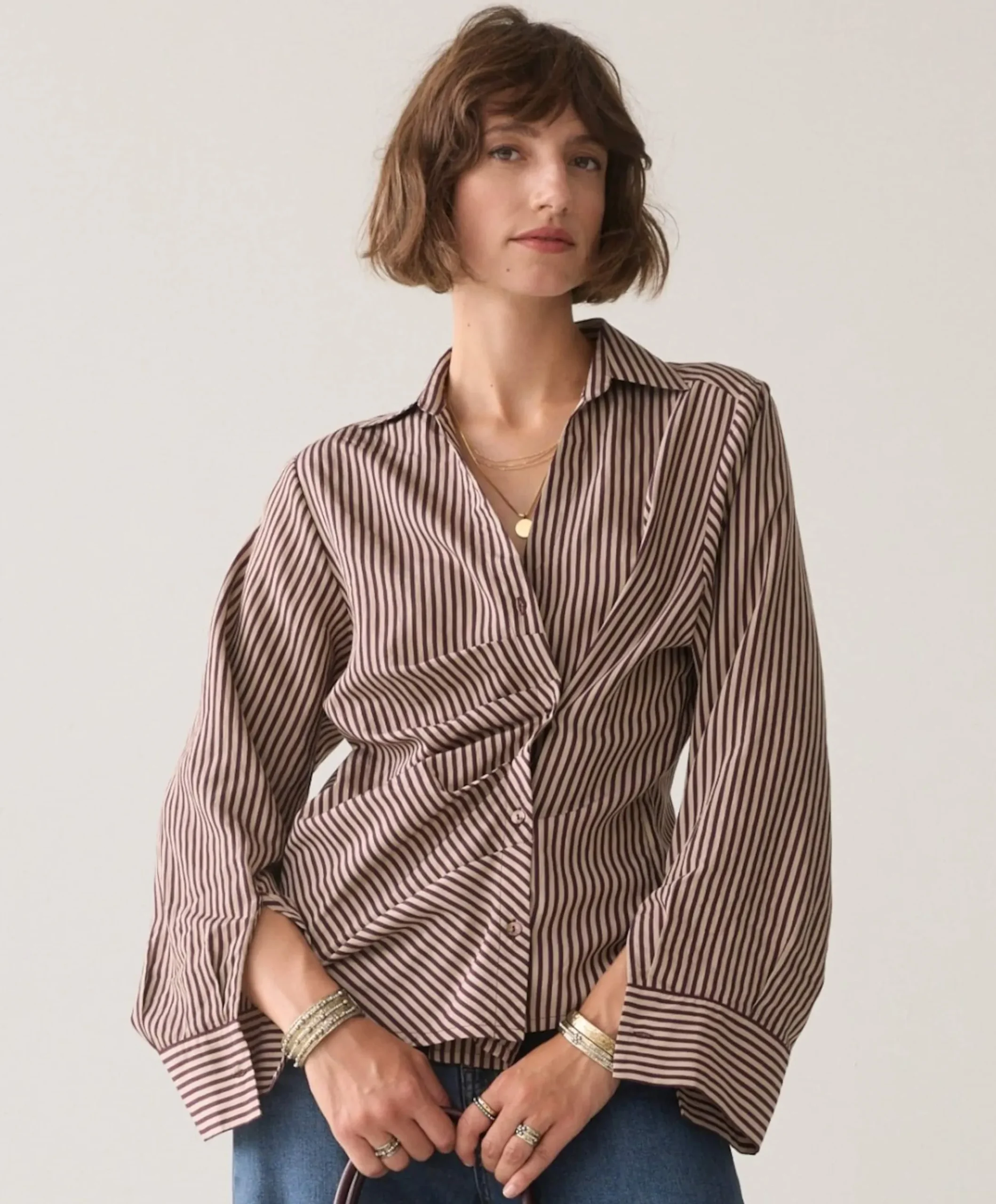 Dames blouse bordeaux
