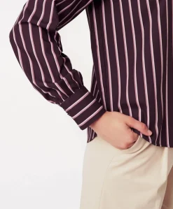 Dames blouse bordeaux