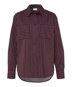 Dames blouse bordeaux