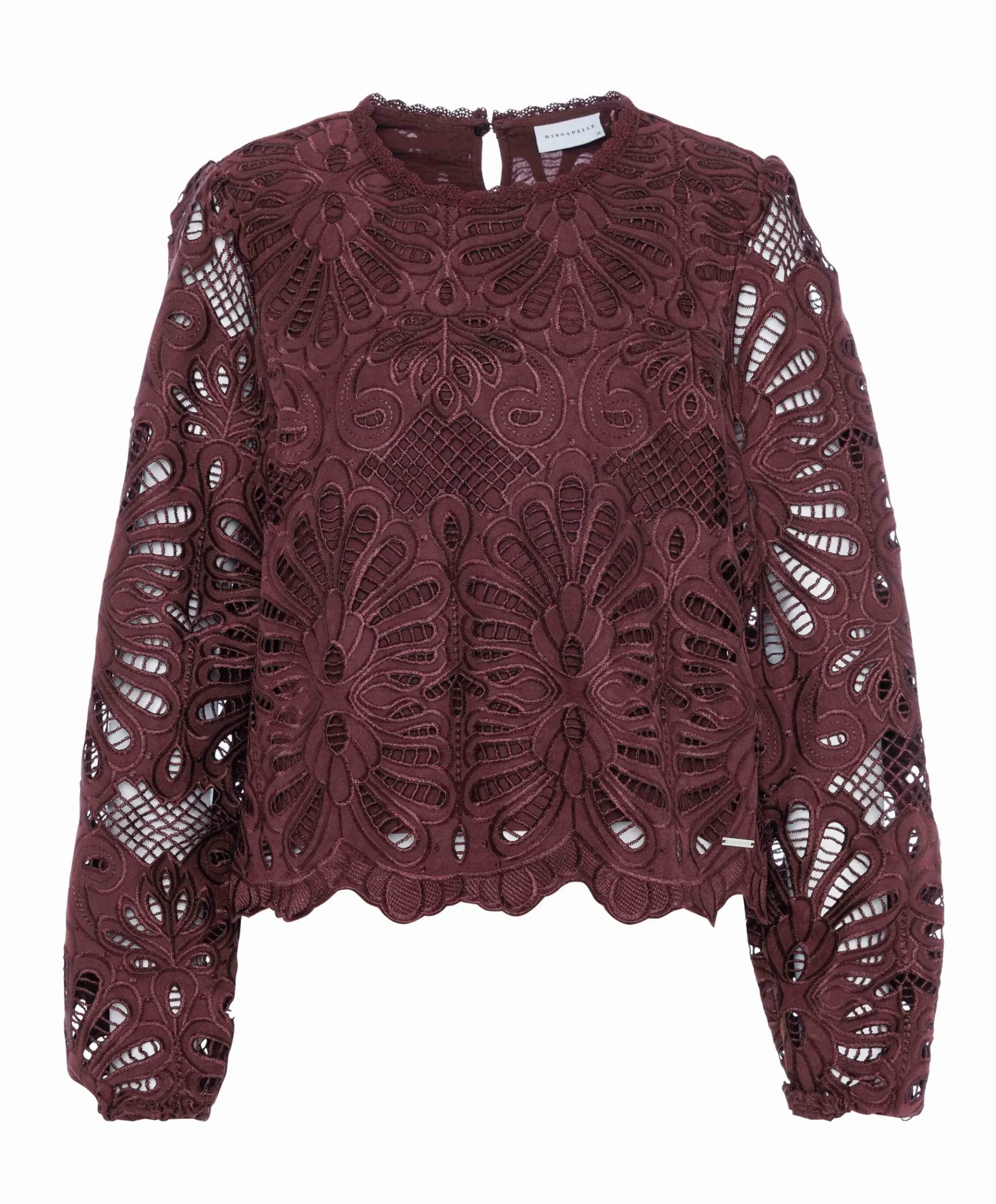 Dames blouse bordeaux