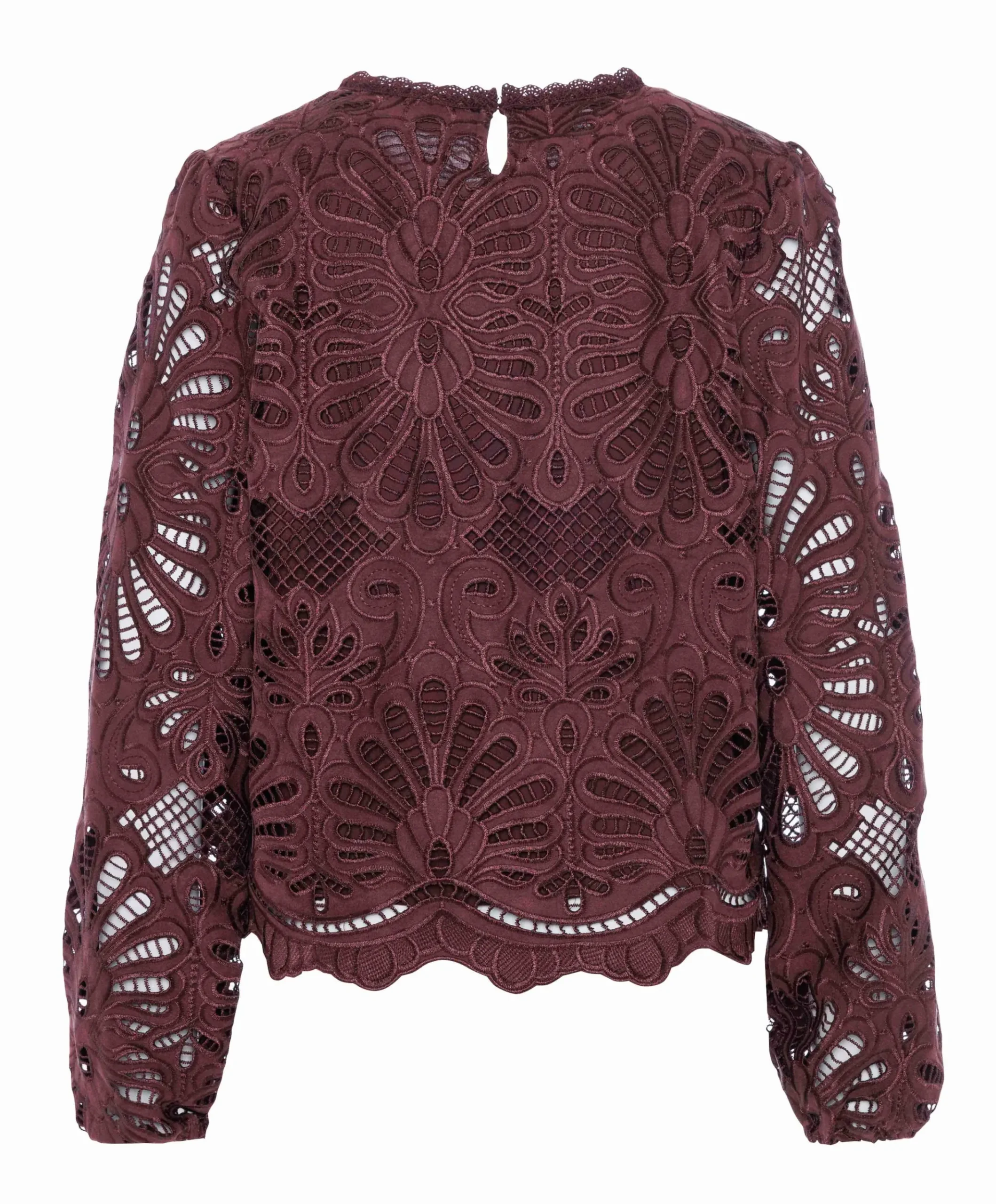 Dames blouse bordeaux