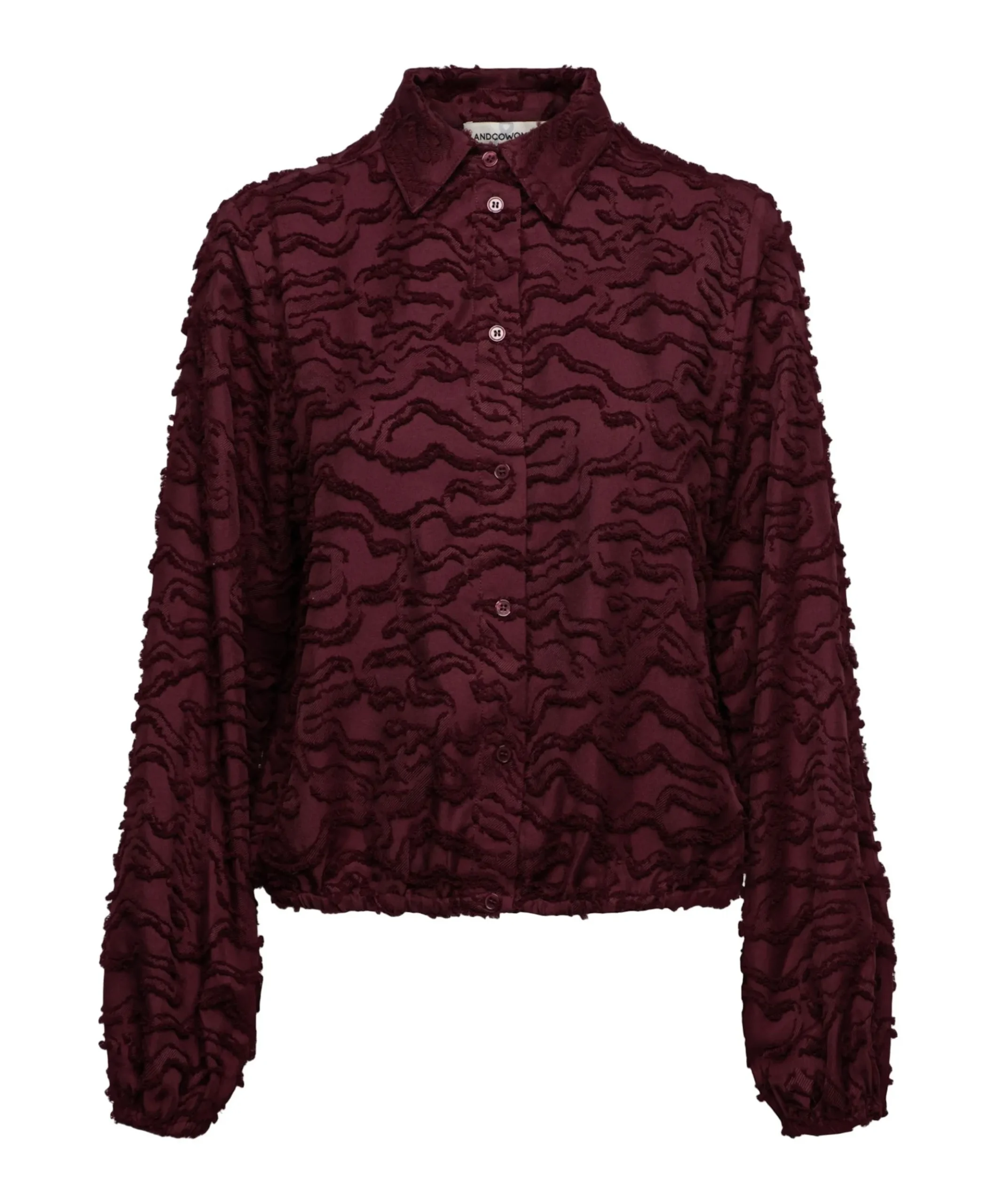 Dames blouse bordeaux