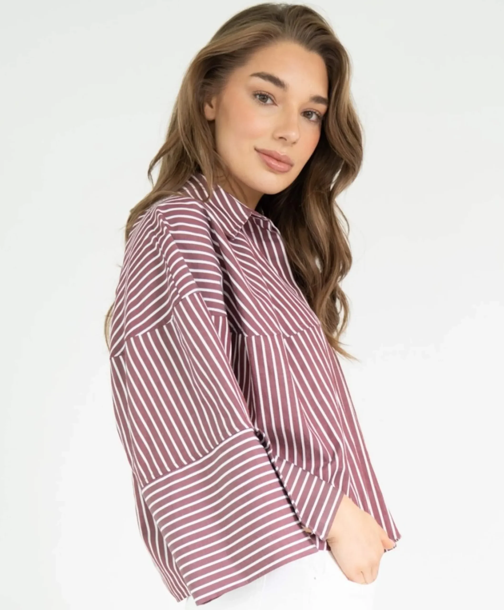 Dames blouse bordeaux