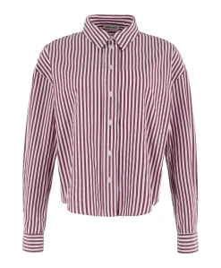 Dames blouse bordeaux