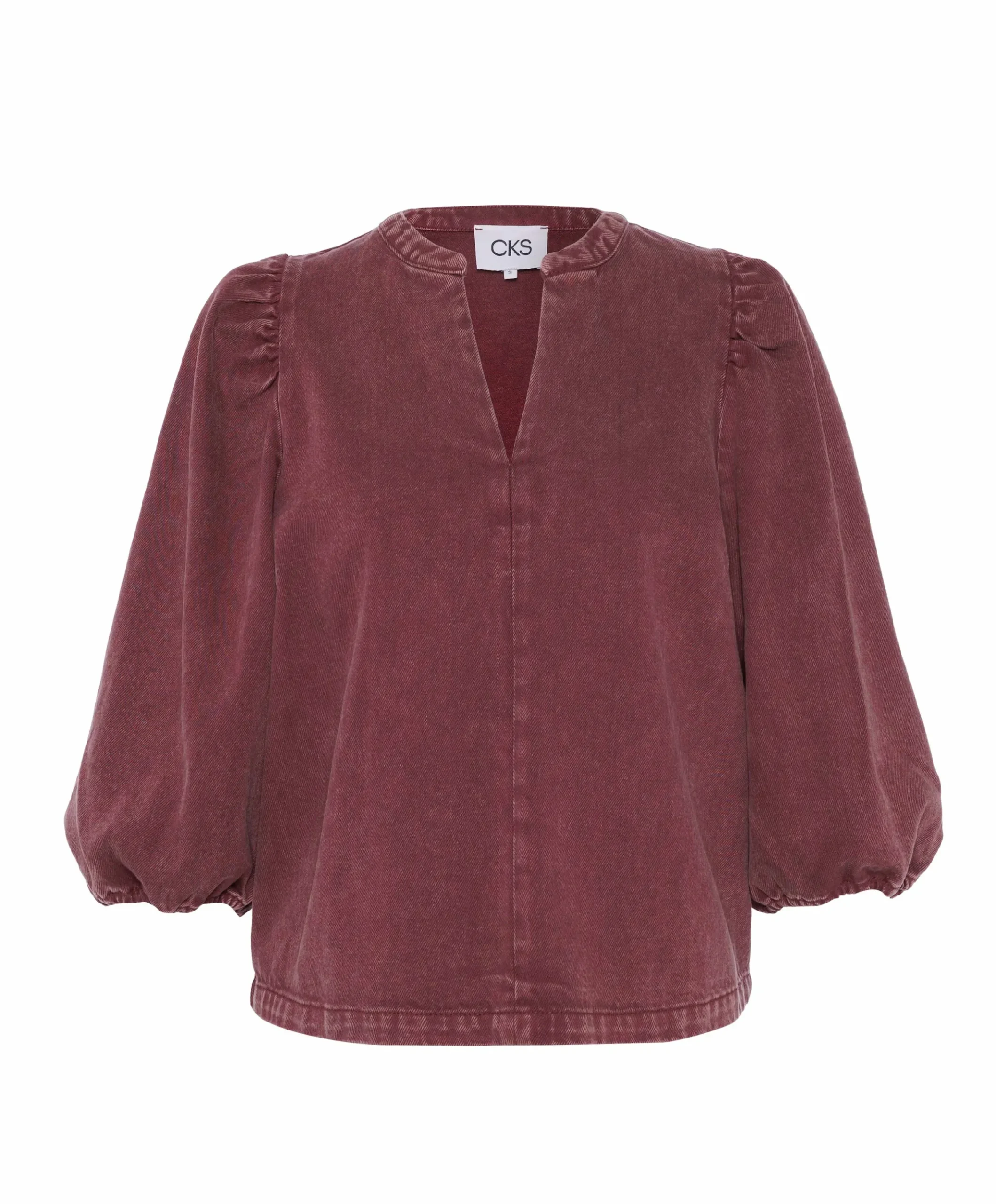 Dames blouse bordeaux