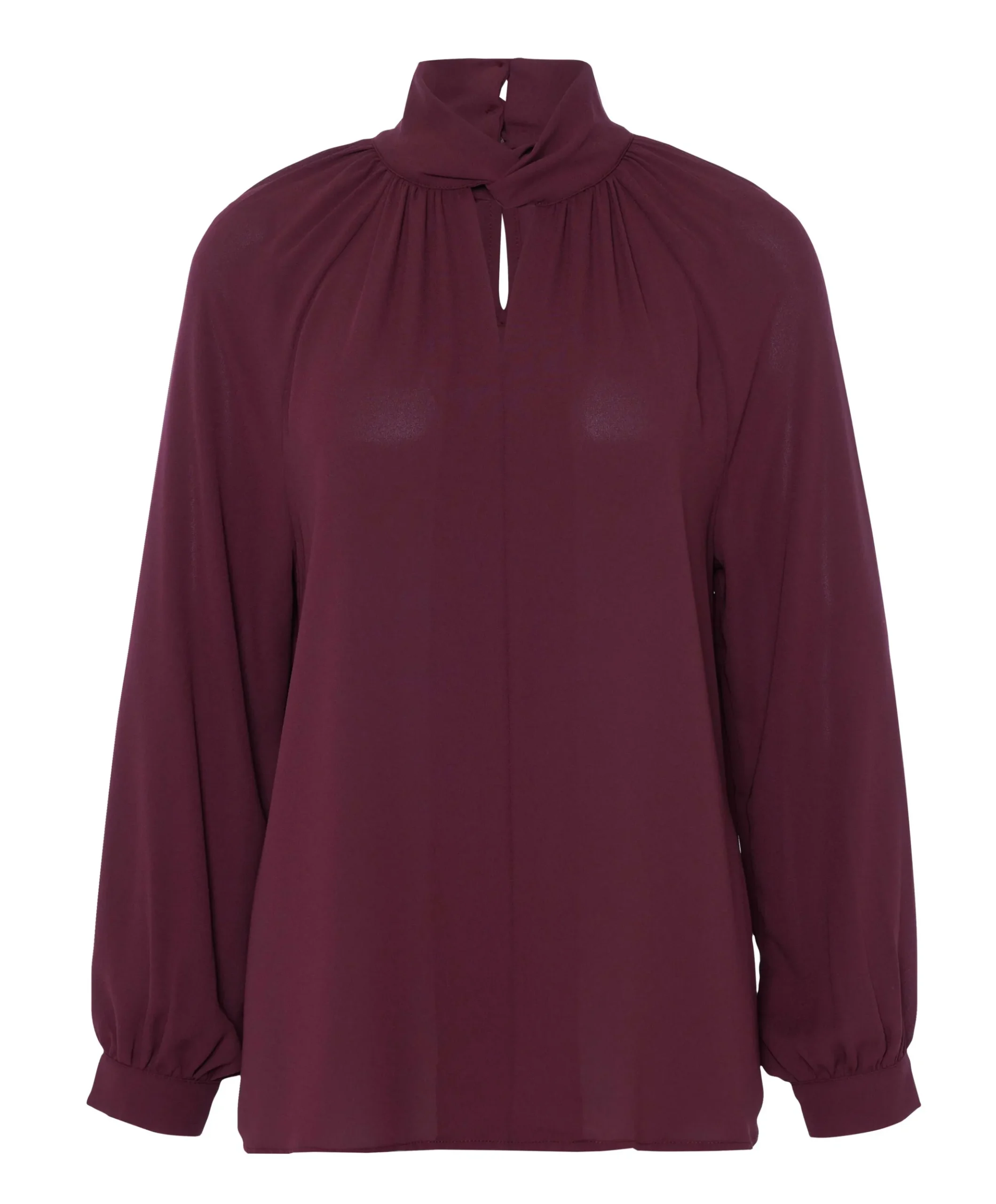 Dames blouse bordeaux