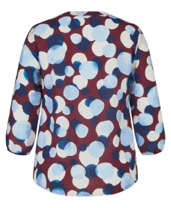 Dames blouse bordeaux