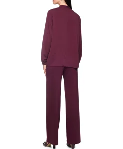 Dames blouse bordeaux
