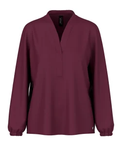 Dames blouse bordeaux