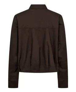 Dames blouse bruin