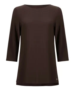 Dames blouse bruin