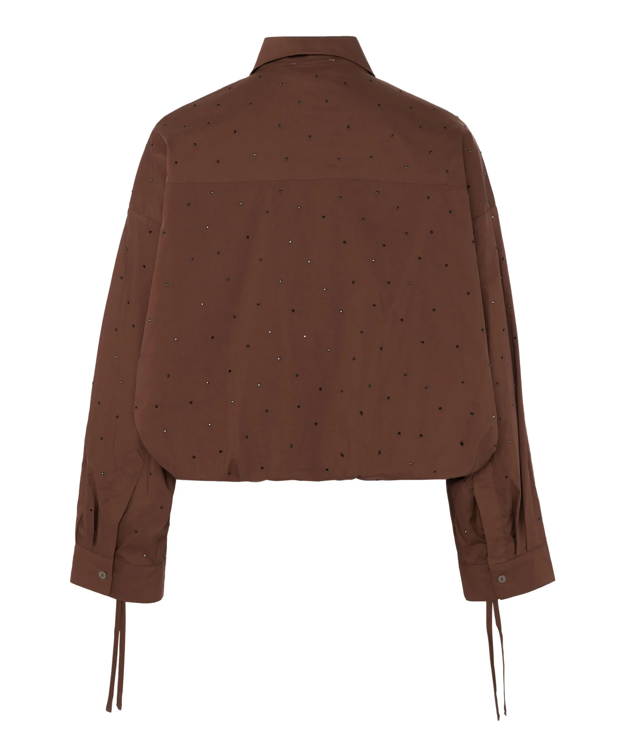 Dames blouse bruin