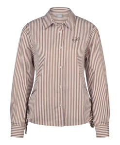 Dames blouse bruin
