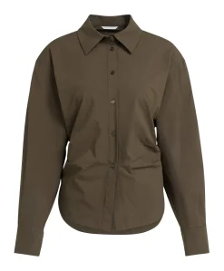 Dames blouse bruin