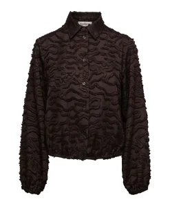 Dames blouse bruin