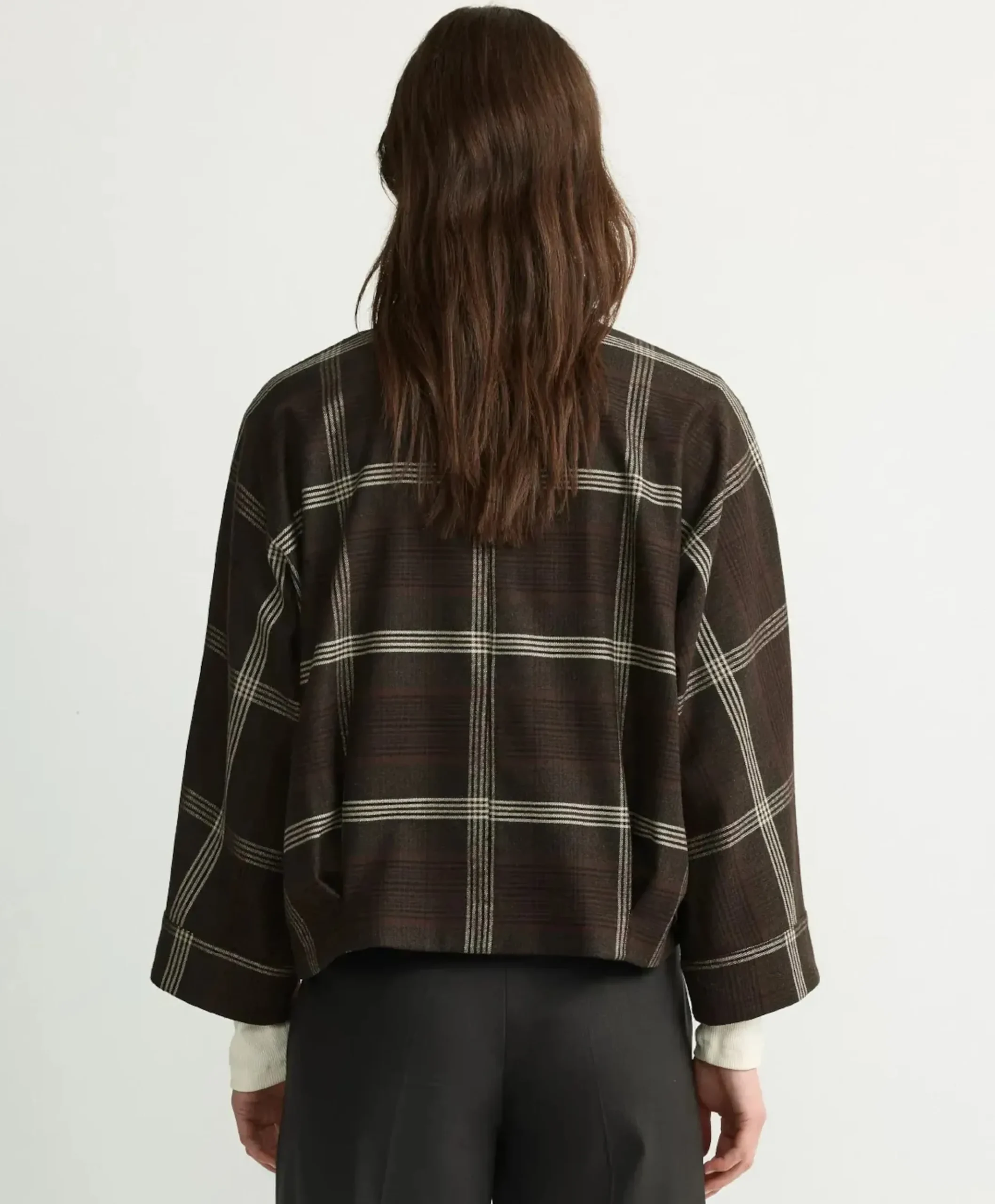 Dames blouse bruin