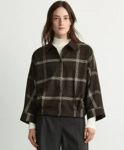 Dames blouse bruin