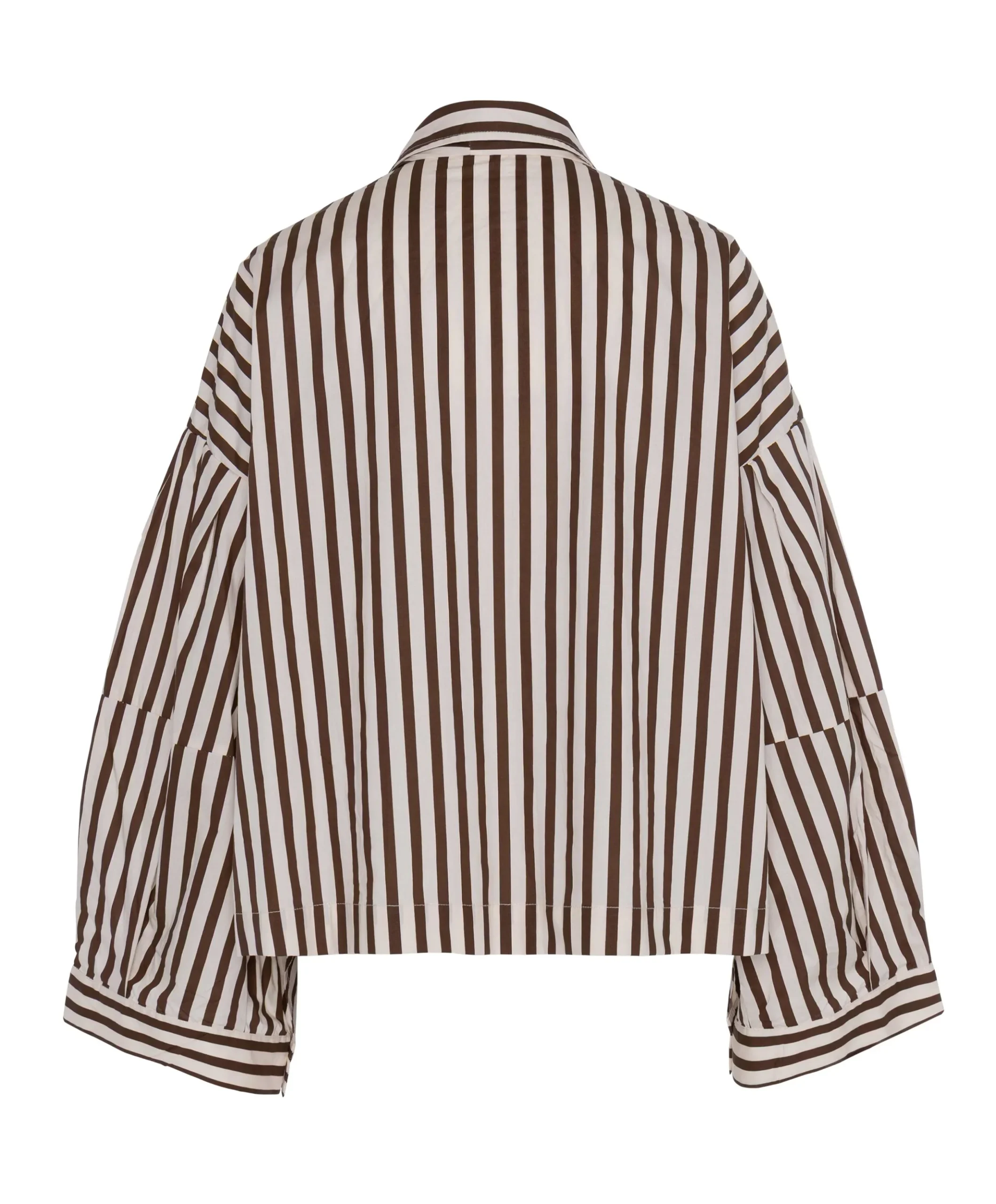 Dames blouse bruin