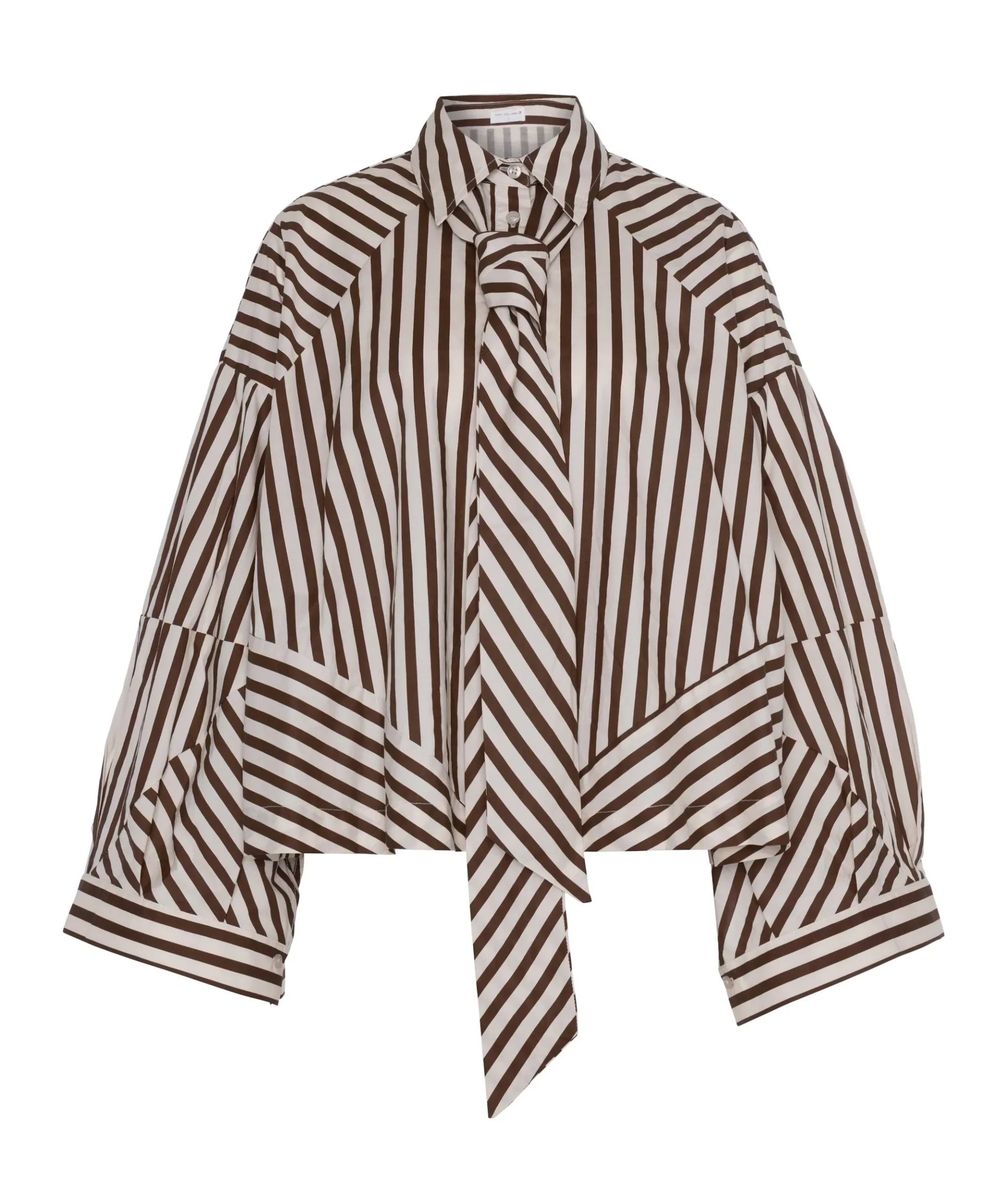 Dames blouse bruin