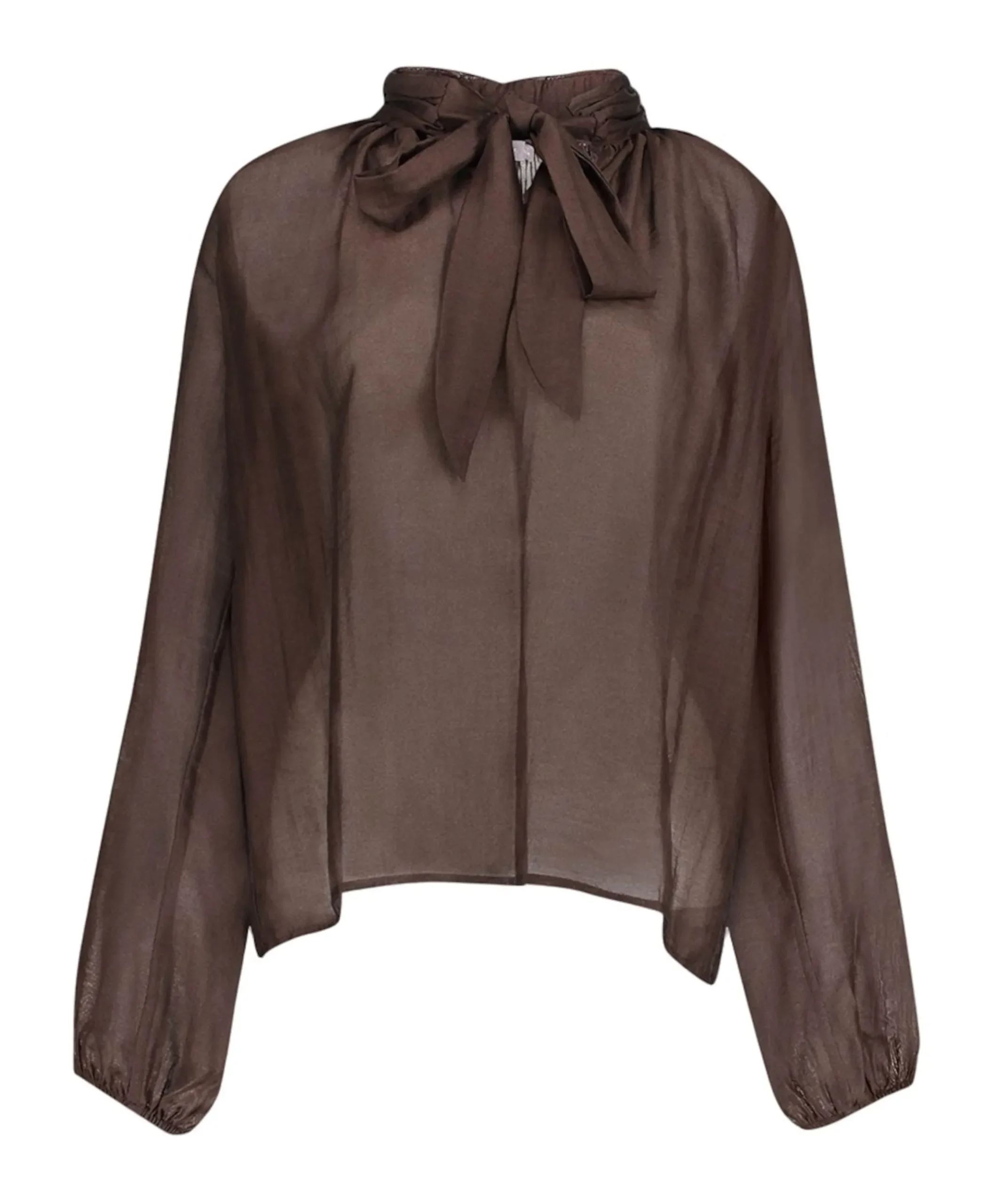 Dames blouse bruin