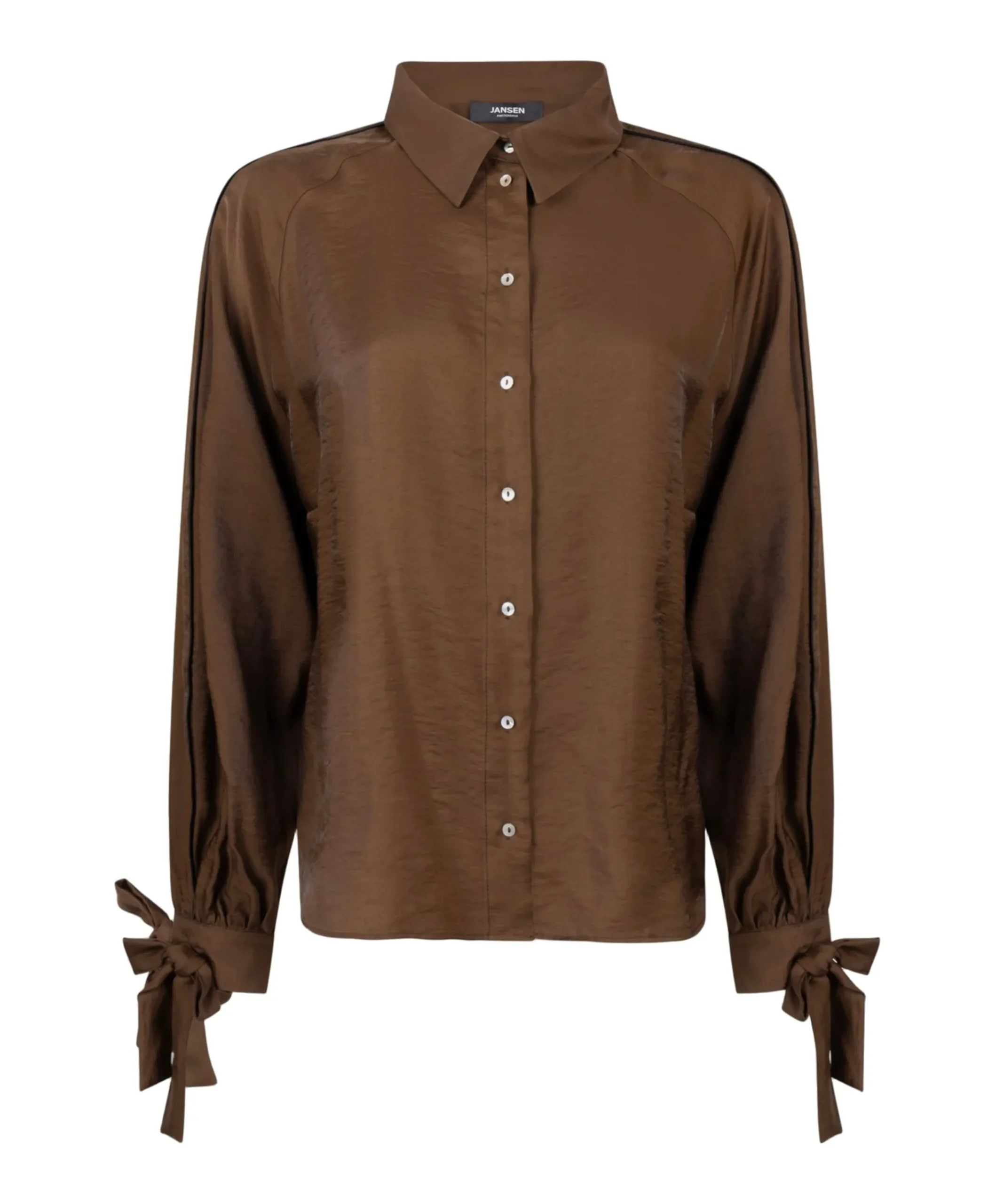 Dames blouse bruin