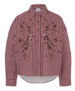 Dames blouse bruin