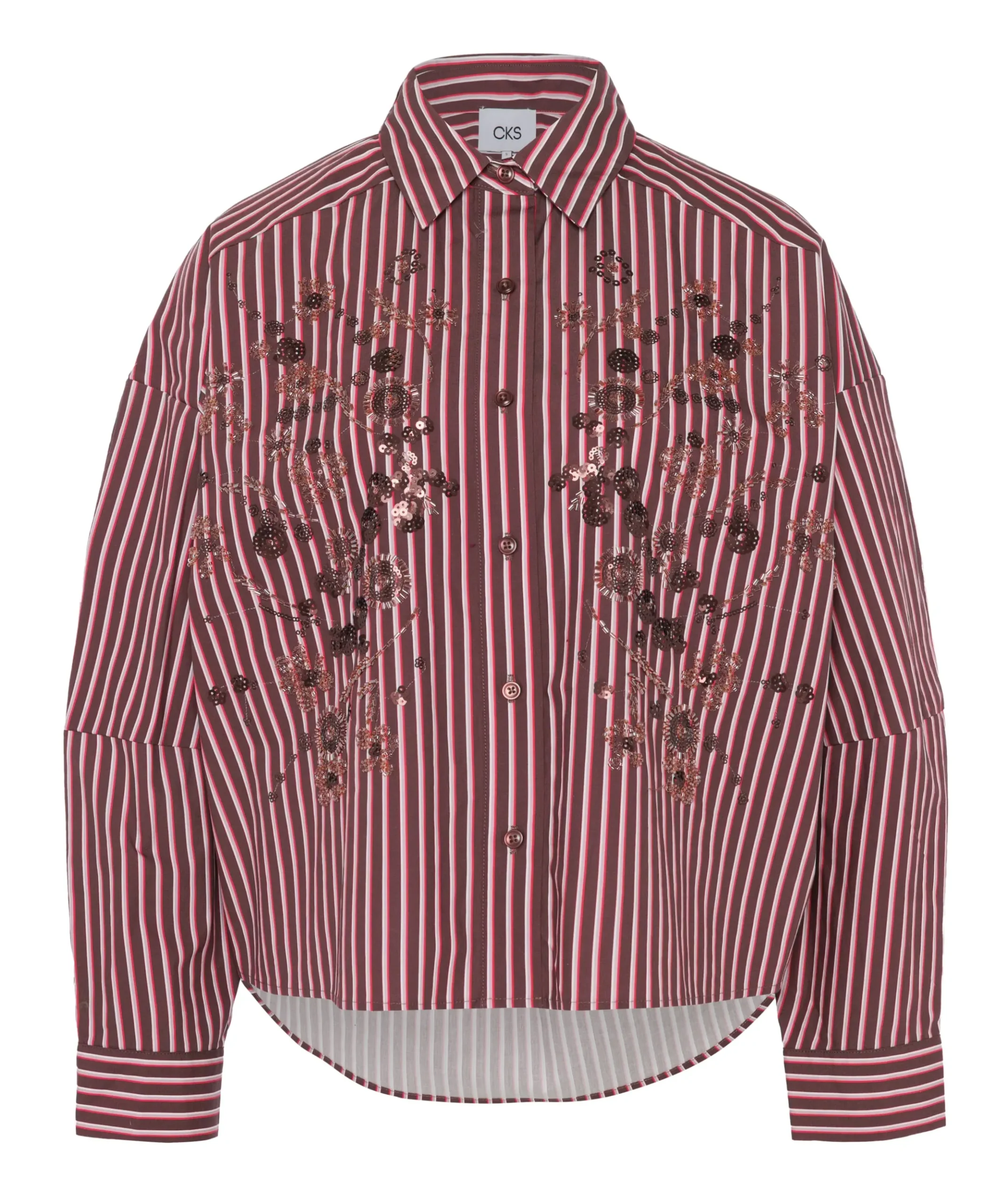 Dames blouse bruin
