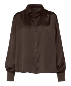 Dames blouse bruin