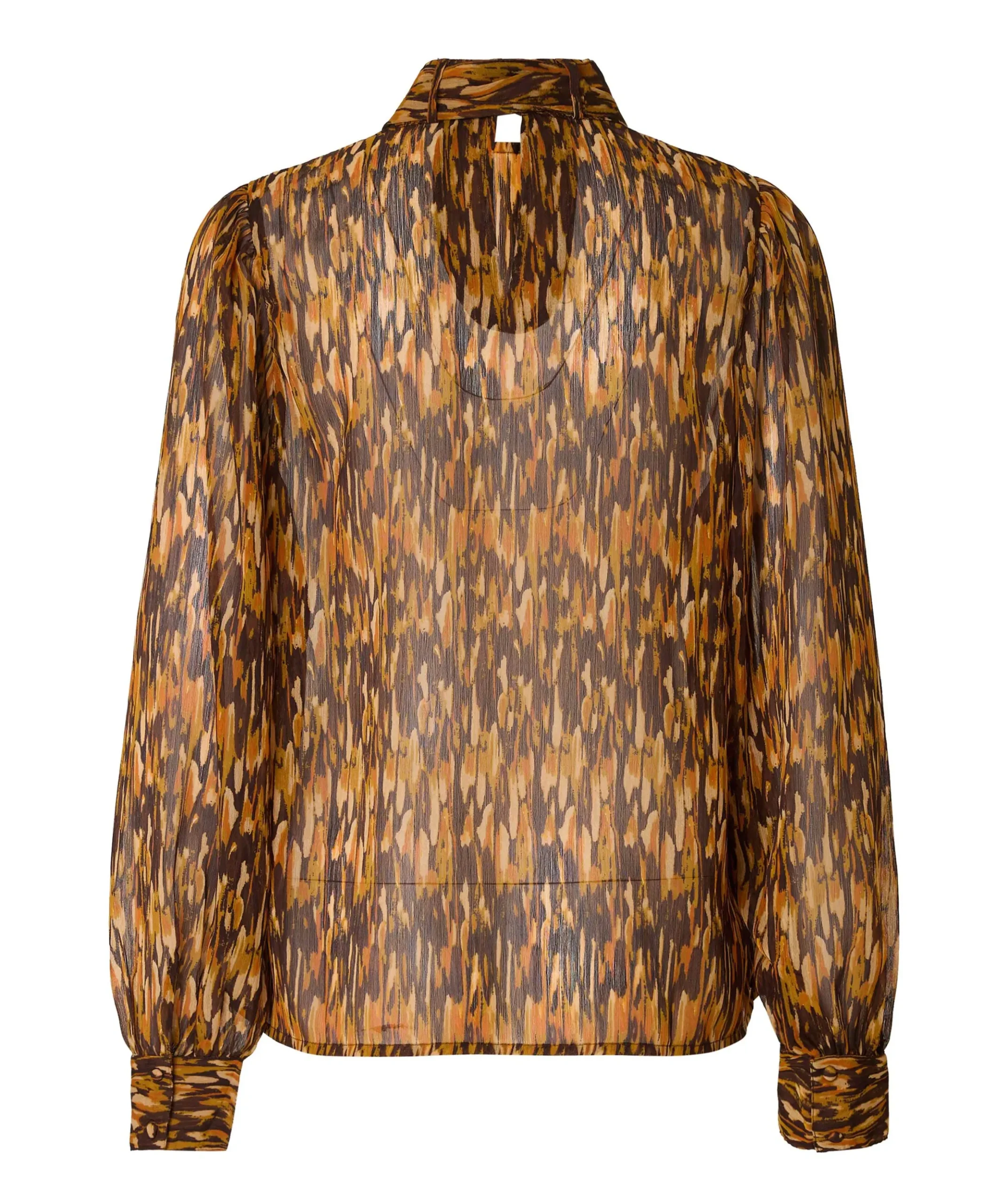 Dames blouse bruin