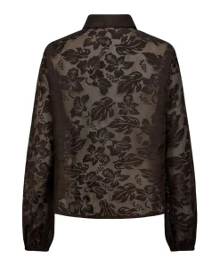 Dames blouse bruin