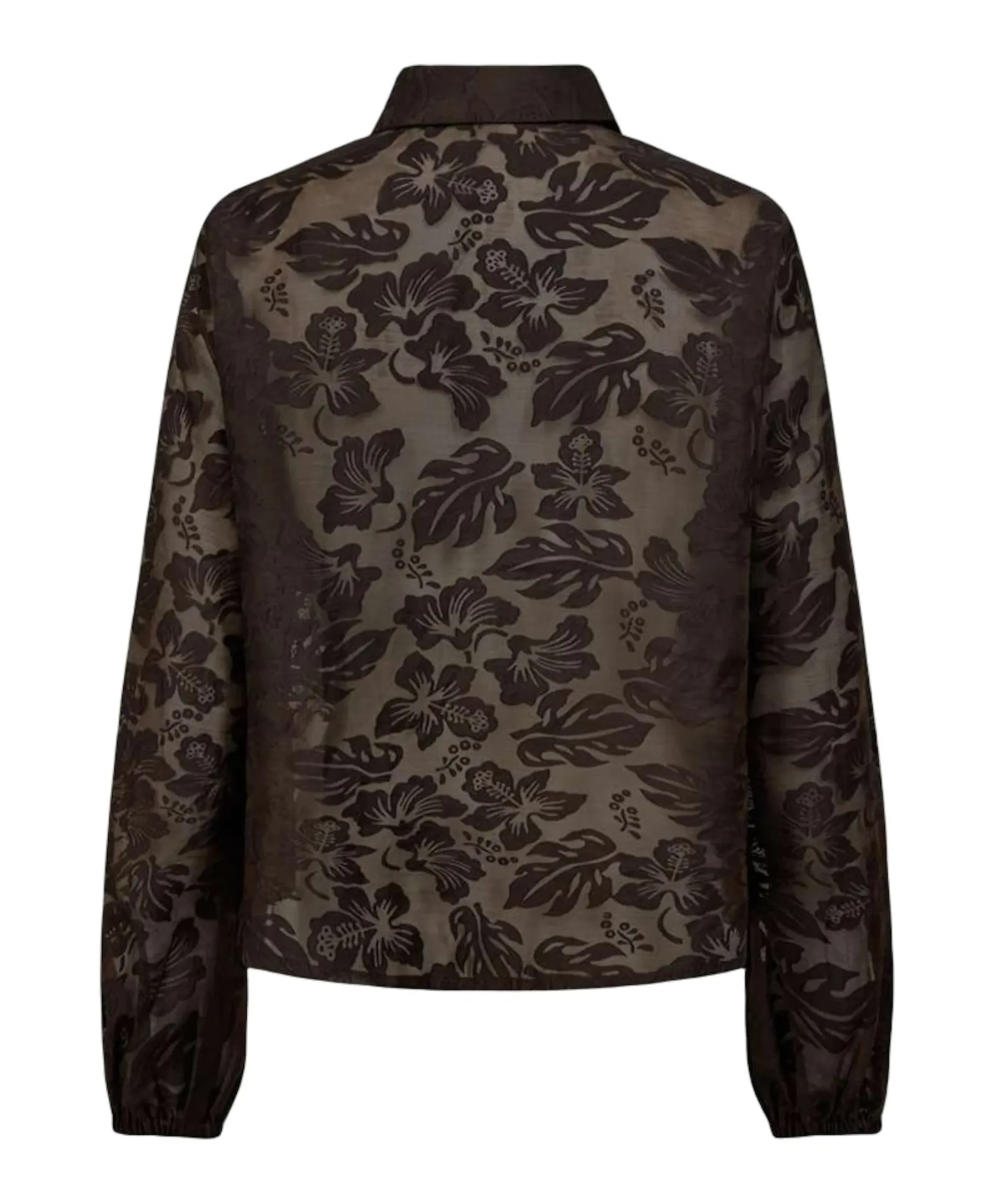 Dames blouse bruin
