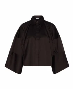 Dames blouse bruin
