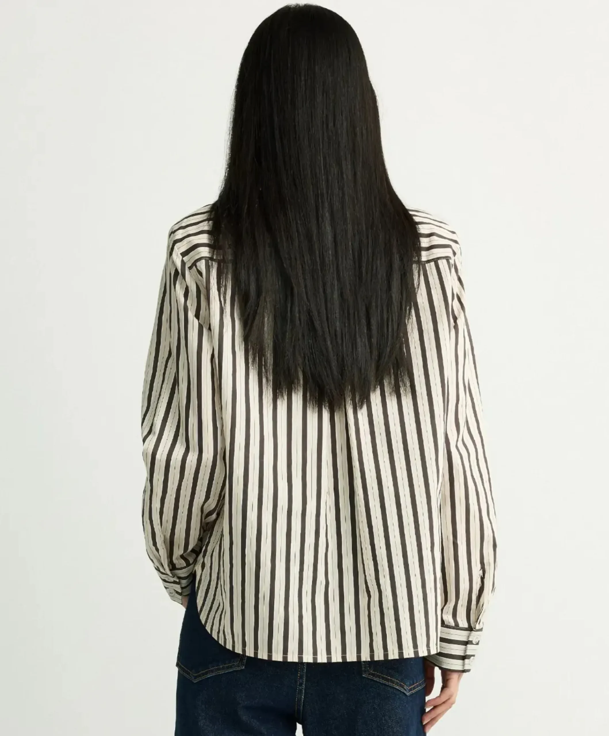 Dames blouse bruin