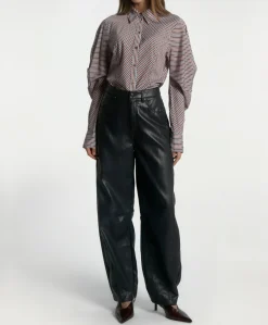 Dames blouse bruin