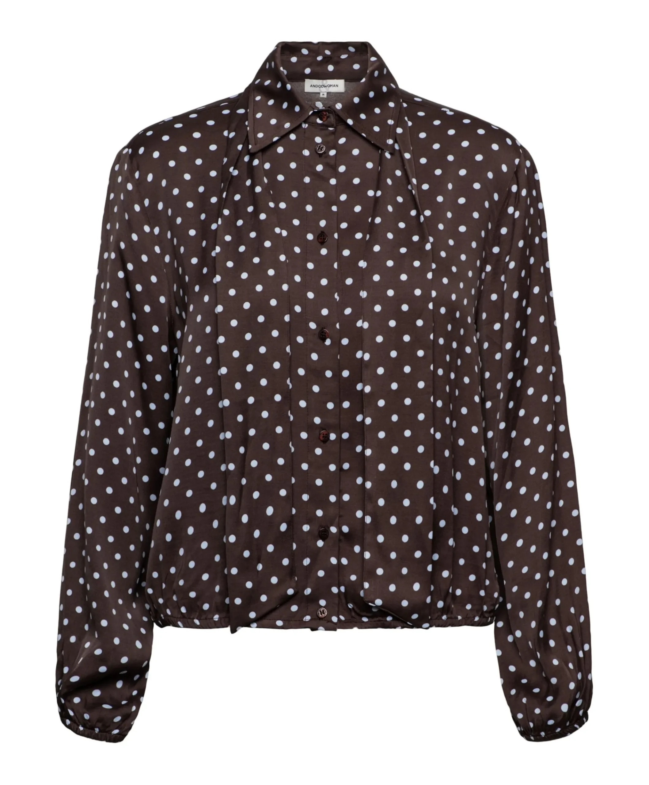 Dames blouse bruin