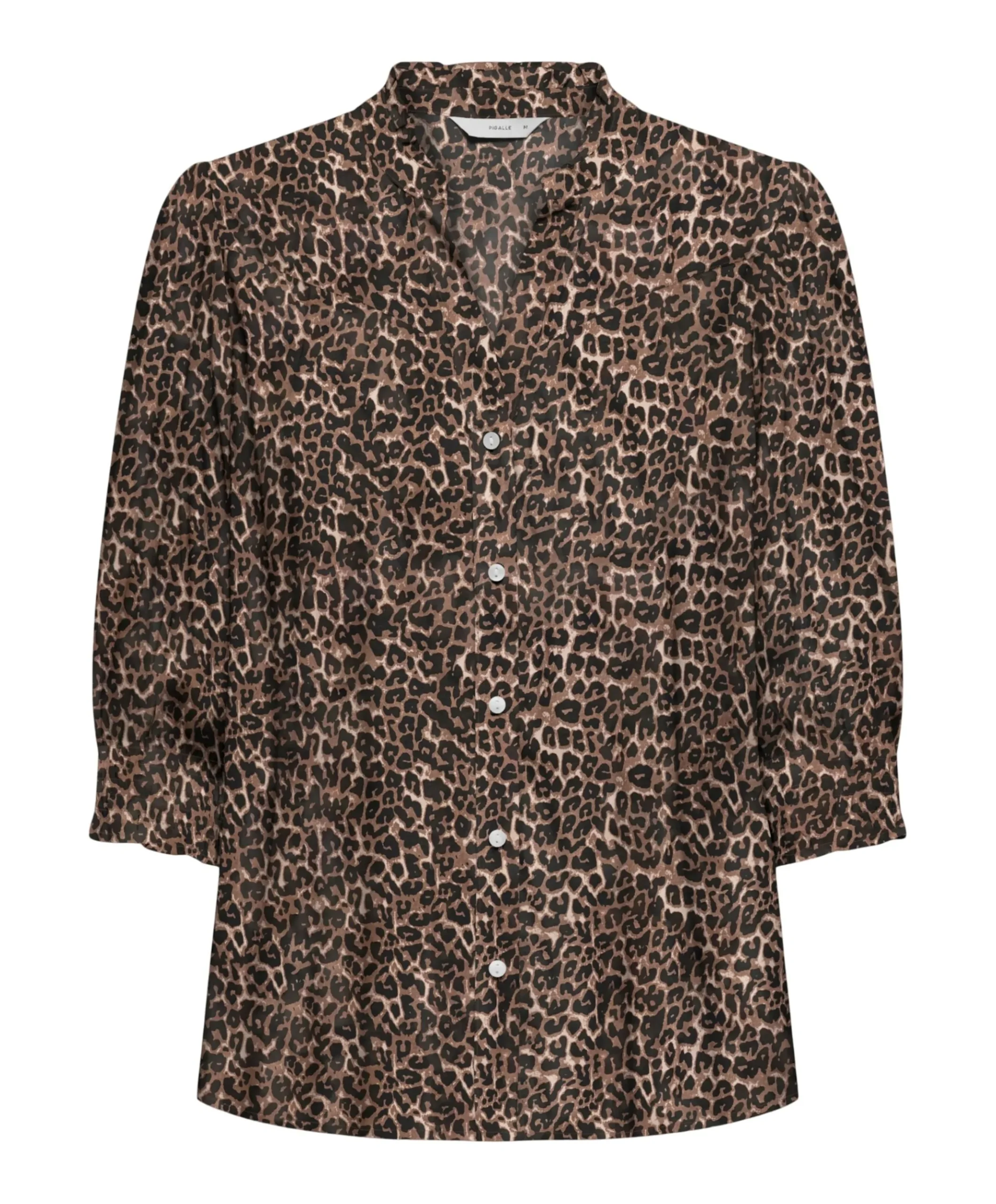 Dames blouse bruin