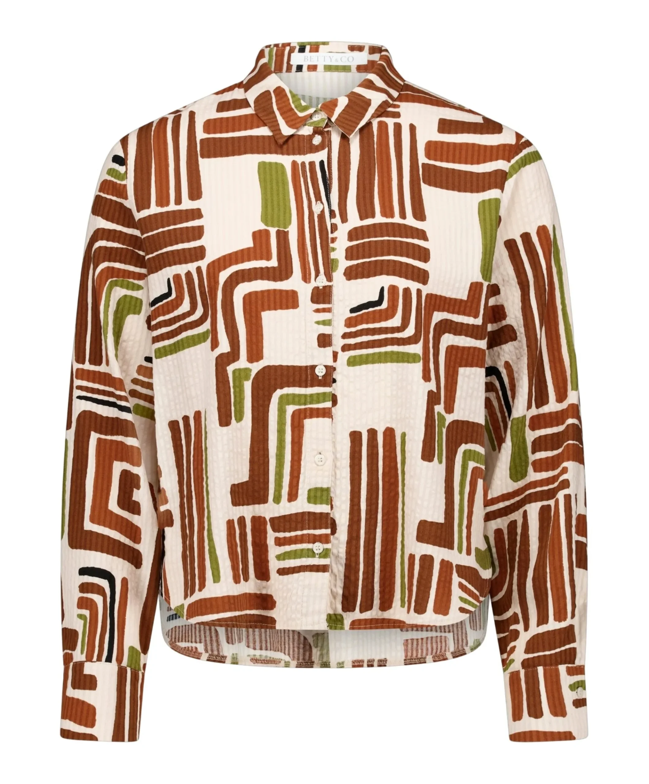 Dames blouse bruin