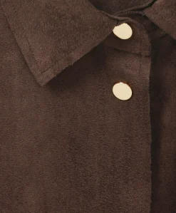Dames blouse bruin