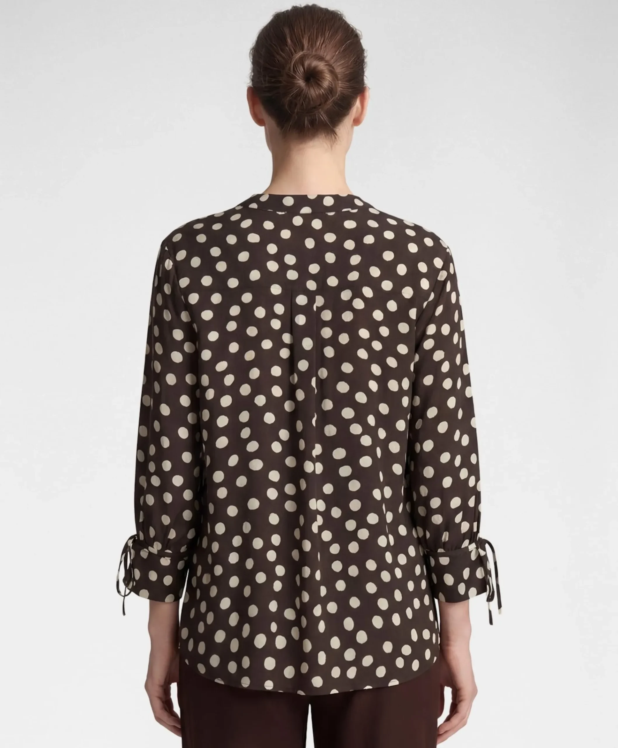Dames blouse bruin