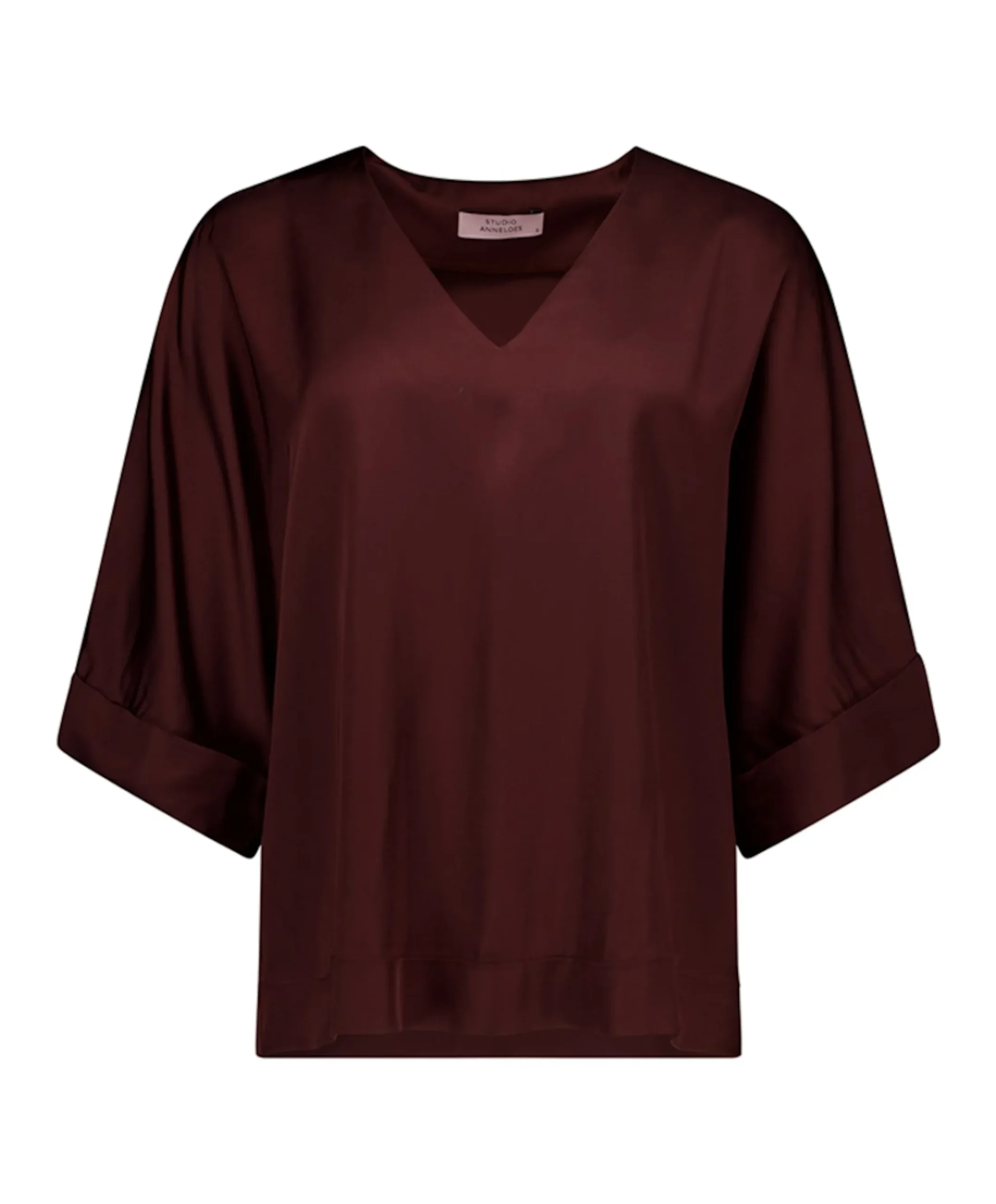 Dames blouse bruin