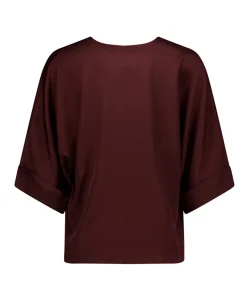 Dames blouse bruin