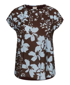 Dames blouse bruin