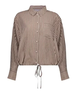 Dames blouse bruin
