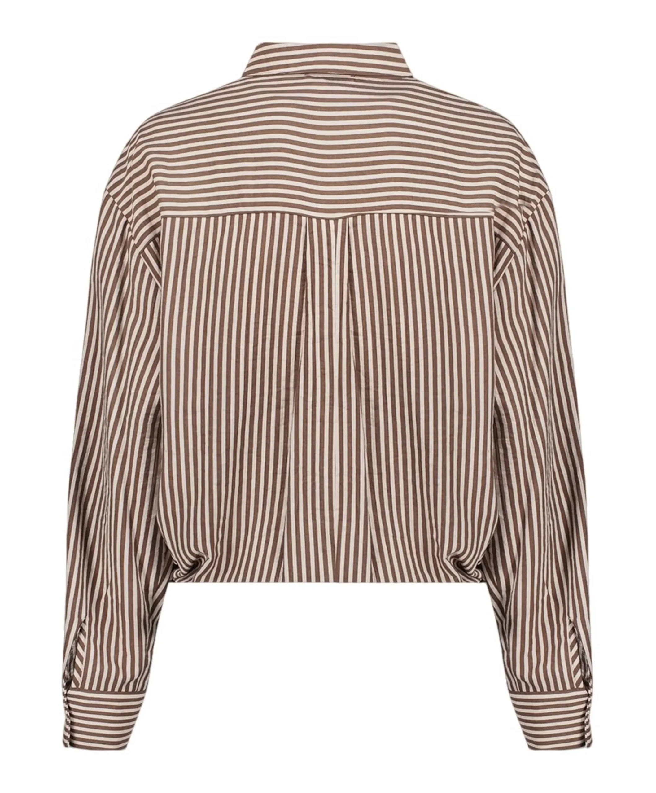 Dames blouse bruin