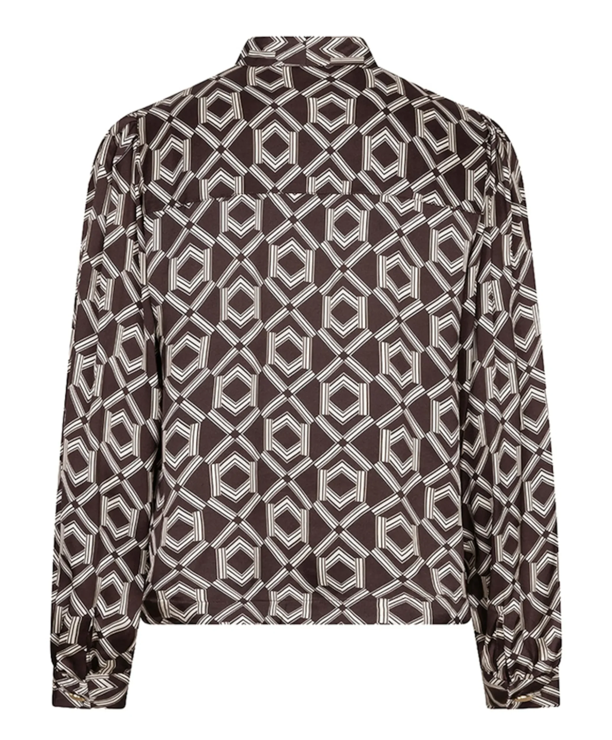 Dames blouse bruin