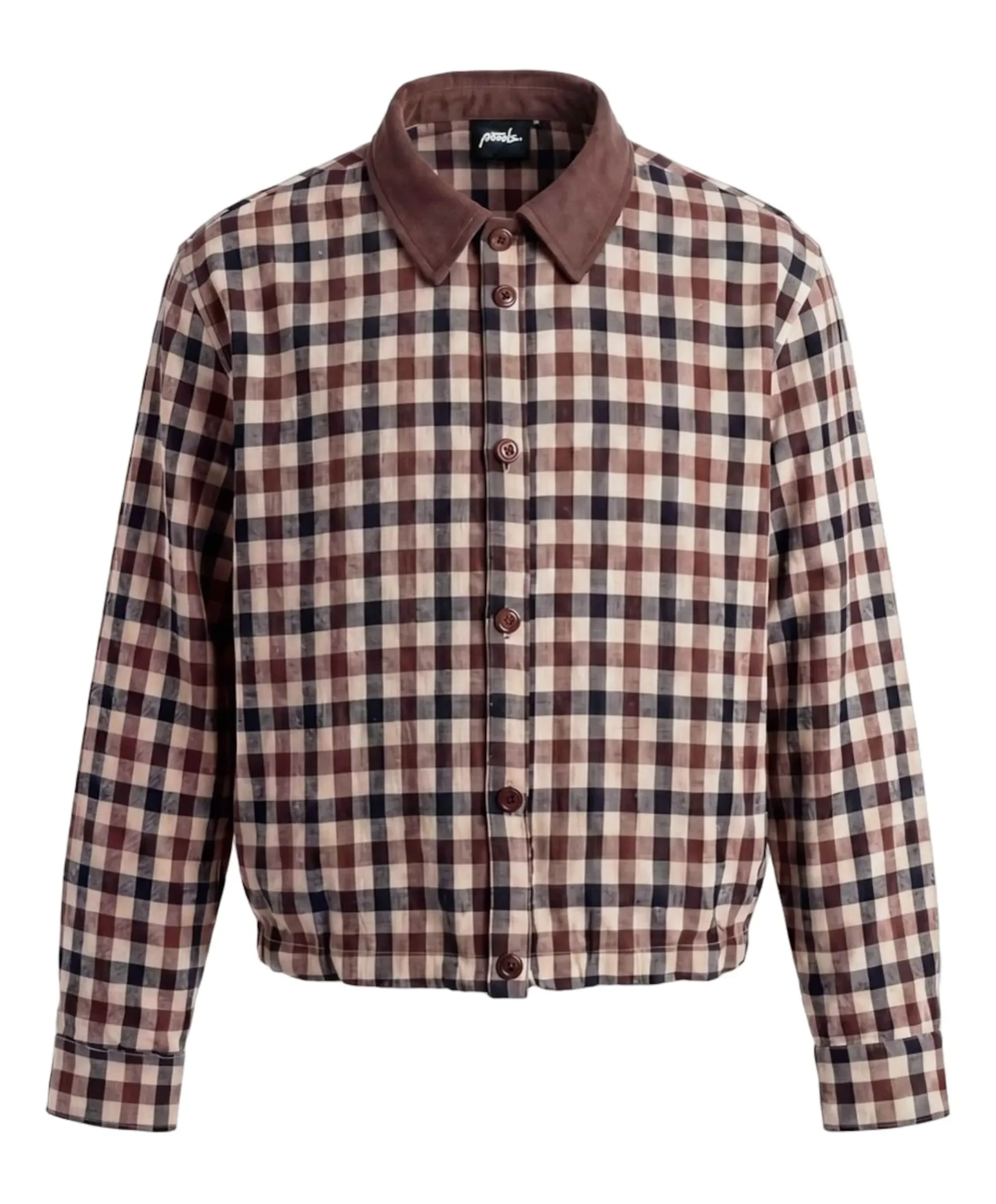 Dames blouse bruin
